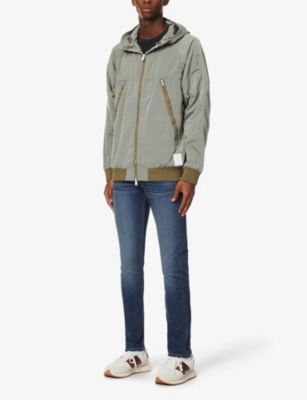 Paige Croft Skinny Jeans In Birch Wash In Blue