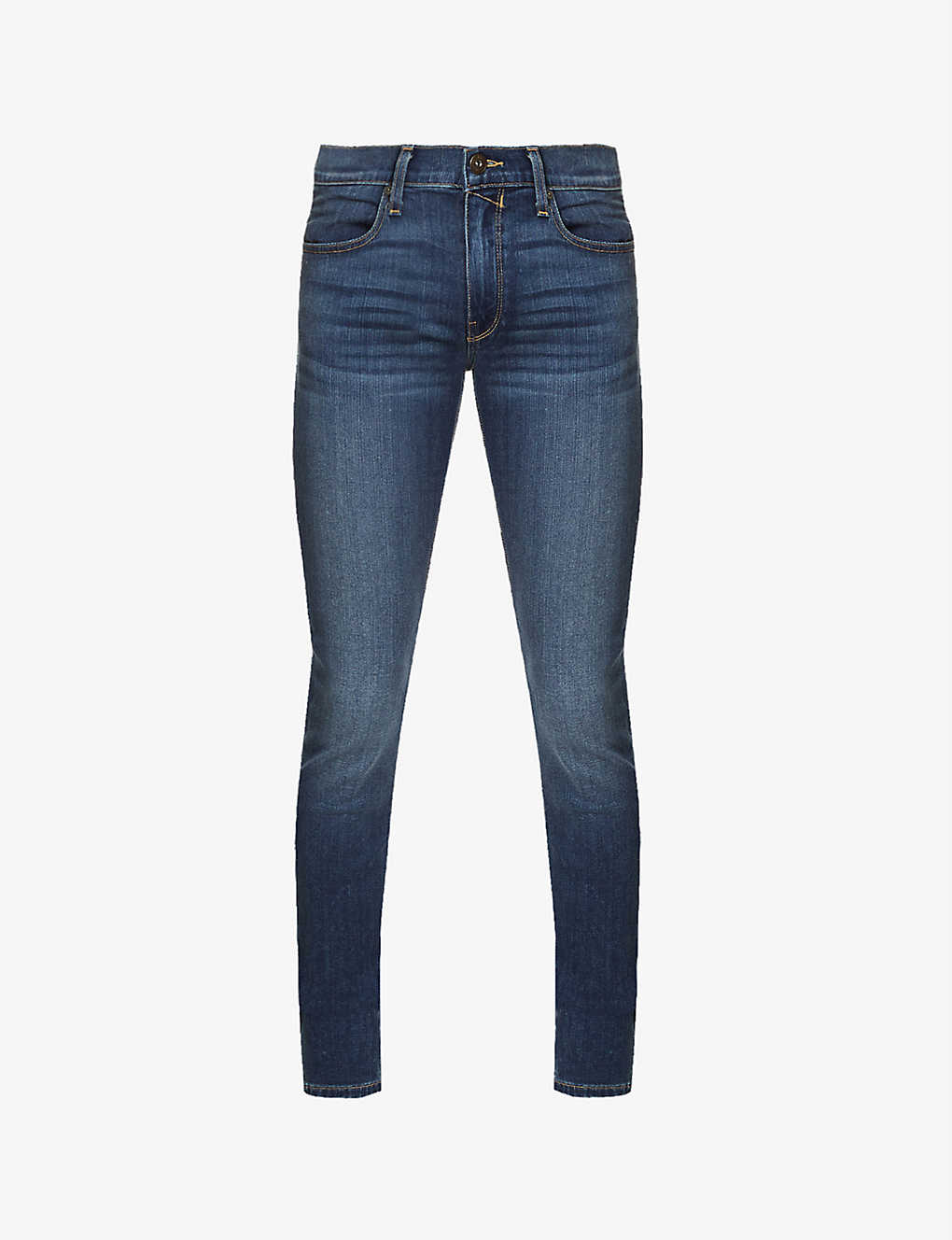 Shop Paige Men's Blue Croft Birch Skinny-fit Jeans