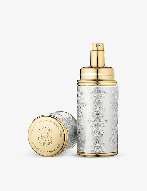 CREED: Gold and silver-toned leather atomiser 50ml