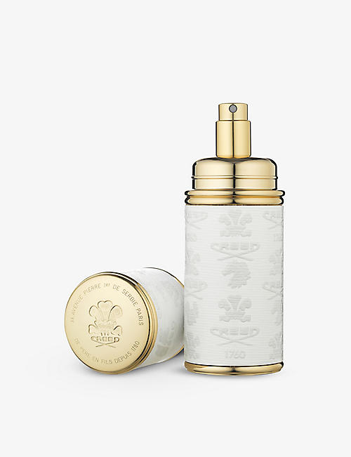 CREED: Gold-toned leather atomiser 50ml