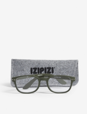 IZIPIZI: Letmesee #B rectangle-frame reading glasses +1.5
