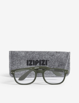 IZIPIZI: Letmesee #B rectangle-frame reading glasses +2.0