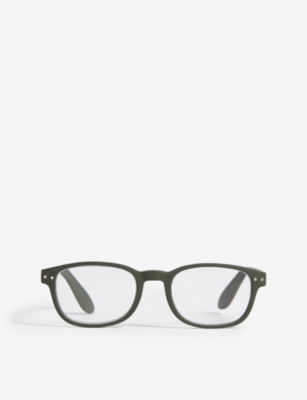 IZIPIZI: Letmesee #B rectangle-frame reading glasses +2.0