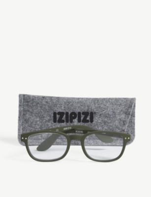IZIPIZI: Letmesee #B rectangle-frame reading glasses +2.5