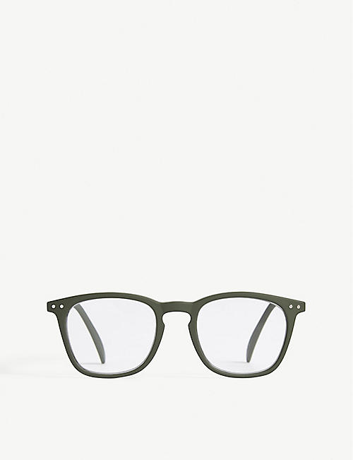 IZIPIZI: Letmesee #B rectangle-frame reading glasses +2.5