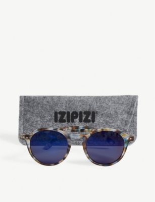 IZIPIZI: Sun & Sun Reading #D Tortoiseshell round-frame sunglasses +0.00