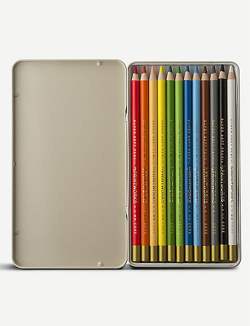 PRINT WORKS: L'artiste colour pencils set of 12