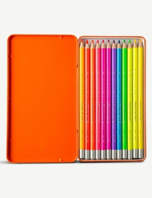 PRINT WORKS: L'artiste neon colour pencils set of 12