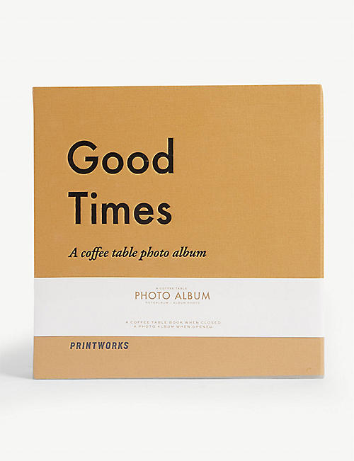 PRINT WORKS: Good Times coffee table photo album