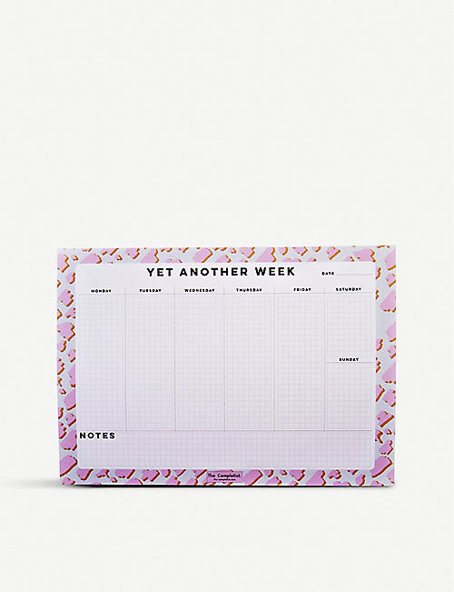 THE COMPLETIST: Animal Weekly planner pad 21cm x 29.7cm