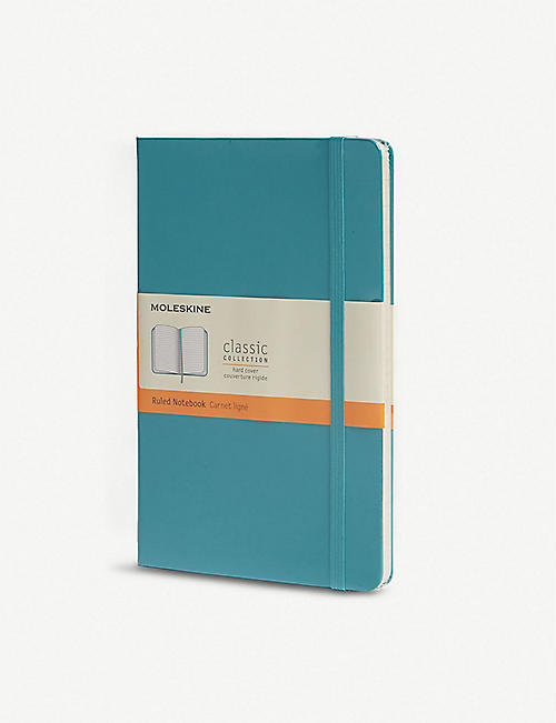 MOLESKINE: Classic hard-cover ruled notebook 21cm x 13cm