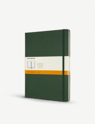 MOLESKINE: Classic collection ruled hardcover notebook 25cm x 19cm