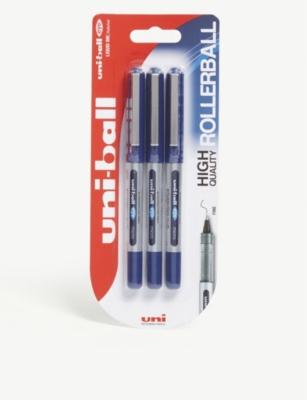 Mitsubishi Pencil Co Mitsubishi Pencil Co Ub 150 Fine Rollerball Pens 3 Pack Selfridges Com