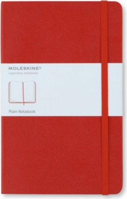 The Boss Wafer Notebook in Panama in scarlet red | Smythson