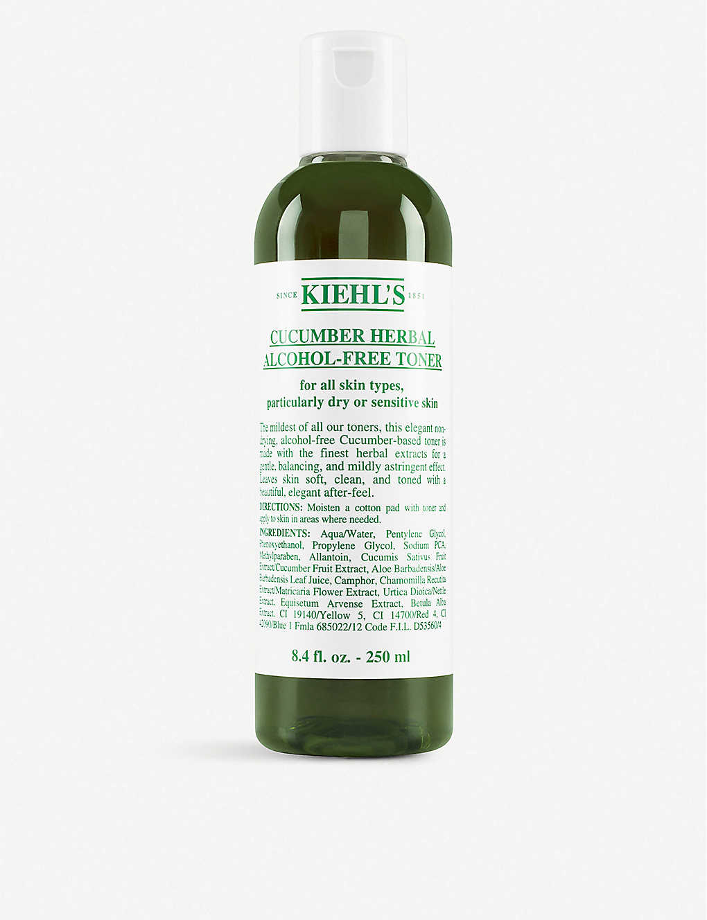 Shop Kiehl's Since 1851 Cucumber Herbal Alcohol–free Toner 250ml