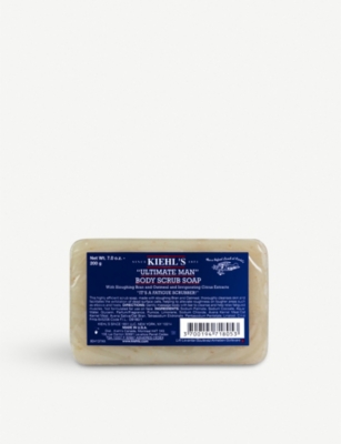 Ultimate Man Body Scrub Exfoliating Soap Bar - Kiehl's