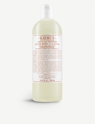 KIEHL'S: Grapefuit bath & shower liquid body cleanser 500ml