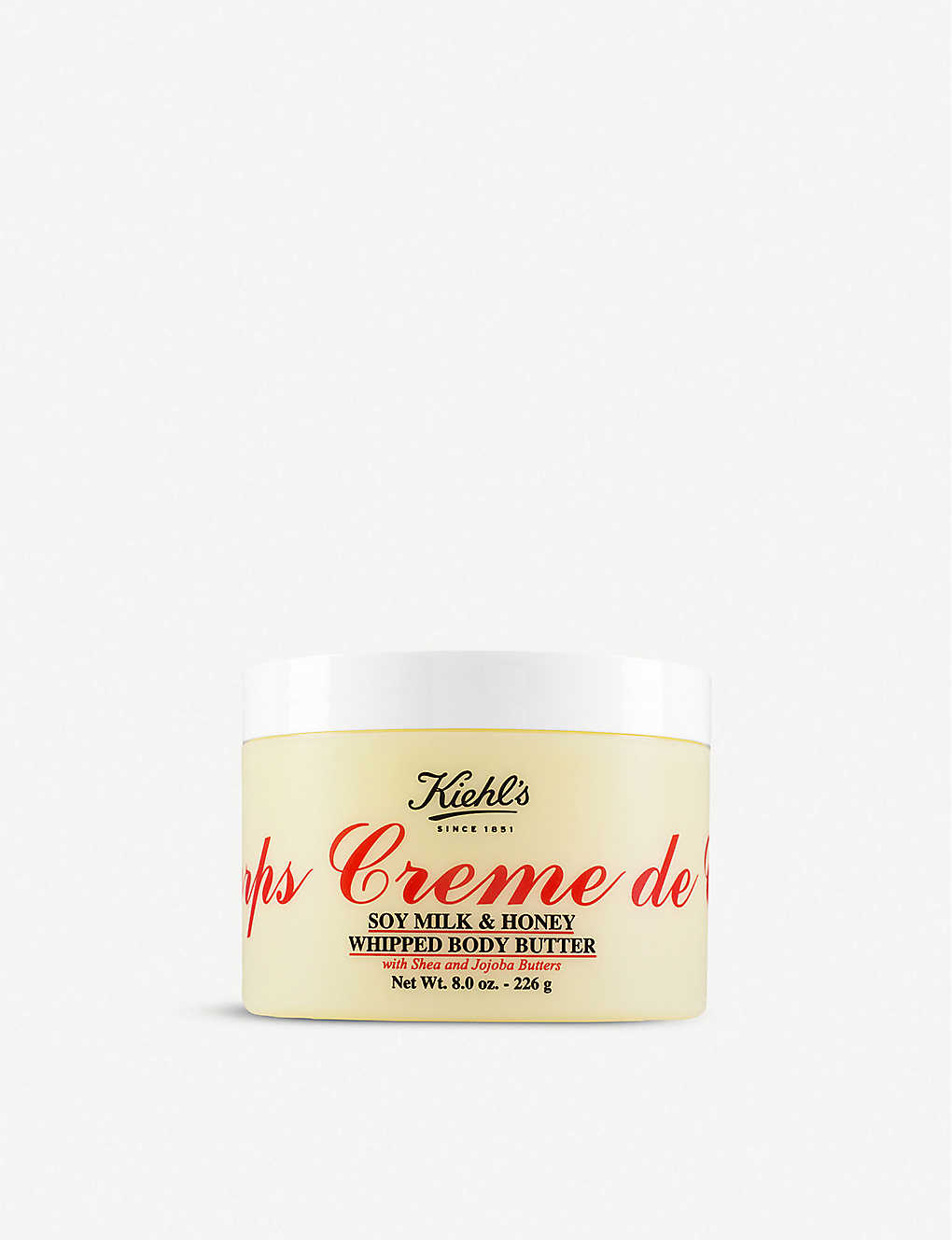 Shop Kiehl's Since 1851 Crème De Corps Soy Milk And Honey Whipped Body Butter 226g