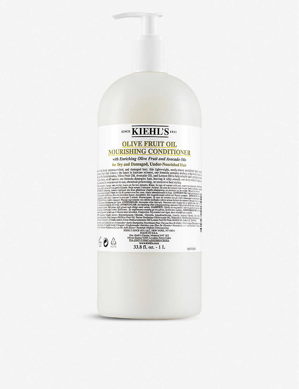 Kiehl's Since 1851 Olive Fruit Oil Nourishing Conditioner 1l