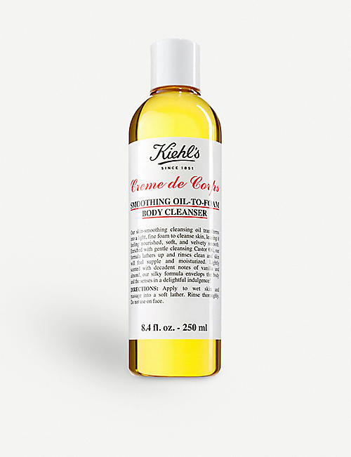KIEHL'S: Crème de Corps Smoothing Oil to Foam Body Cleanser 250ml