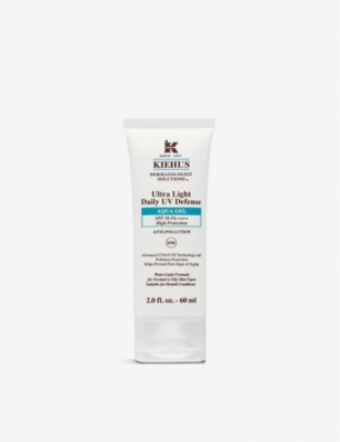 Shop Kiehl's Since 1851 Kiehl's Ultra Light Daily Uv Defense Aqua Gel Spf 50 Pa++++ Sunscreen