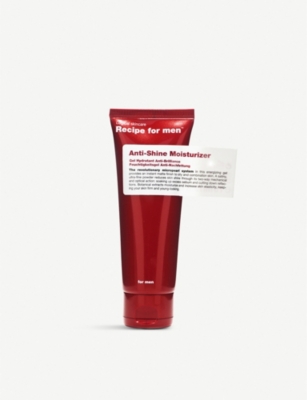men's anti shine moisturiser