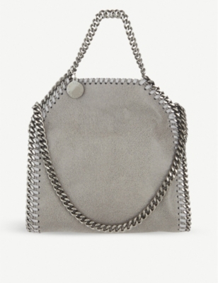 STELLA MCCARTNEY: Falabella tiny faux-leather tote bag