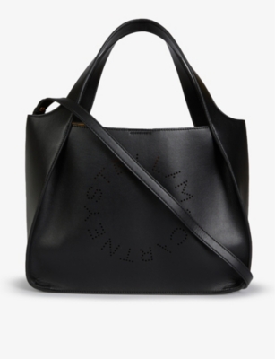 STELLA MCCARTNEY: Circle logo faux leather shoulder bag