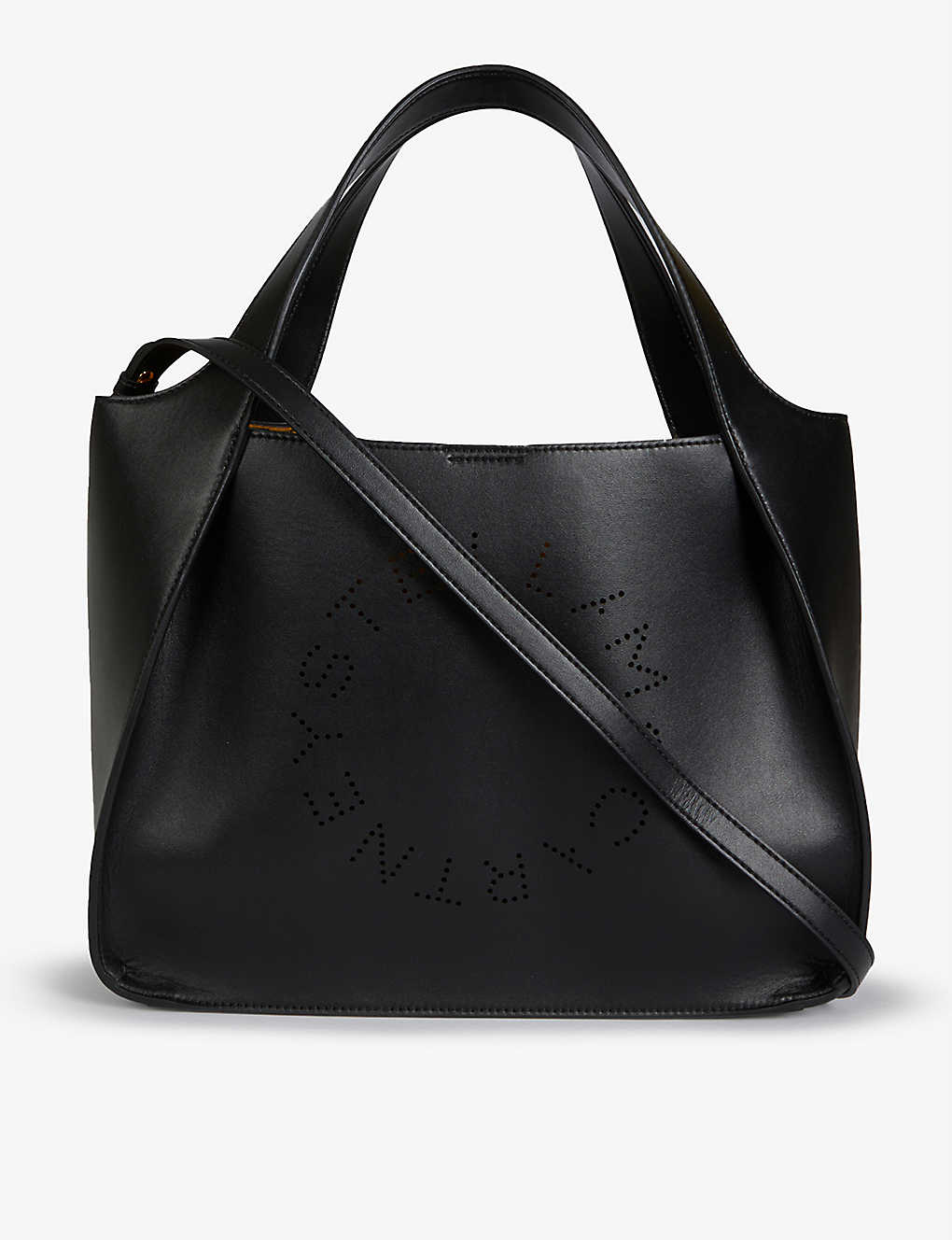 STELLA MCCARTNEY - Circle logo faux leather shoulder bag | Selfridges.com