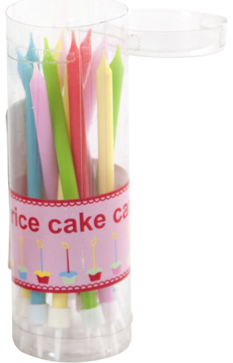 RICE   Pack of 20 Cake candles 11cm