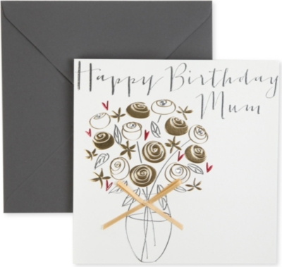 BELLY BUTTON DESIGNS   Happy Birthday Mum birthday card