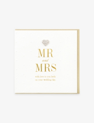 MAD DOTS：Mr & Mrs 贺卡 15 厘米 x 15.5 厘米
