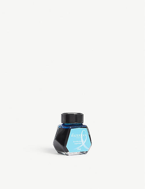 WATERMAN: Inspired Blue fountain pen ink bottle 50ml