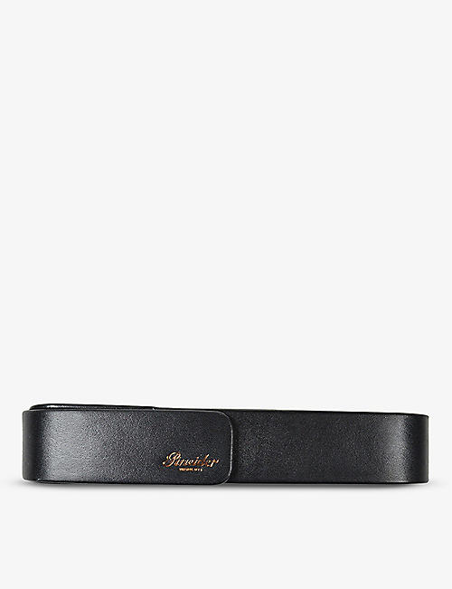 PINEIDER: Logo-embossed leather 1-pen case