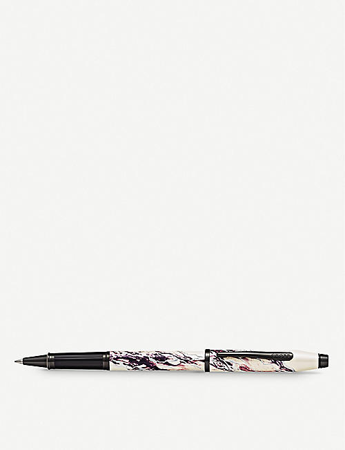 CROSS: Everest marbled lacquer and chrome-plated rollerball pen