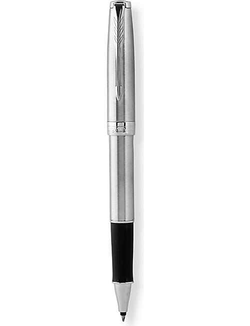 PARKER: Sonnet stainless steel palladium trim rollerball pen