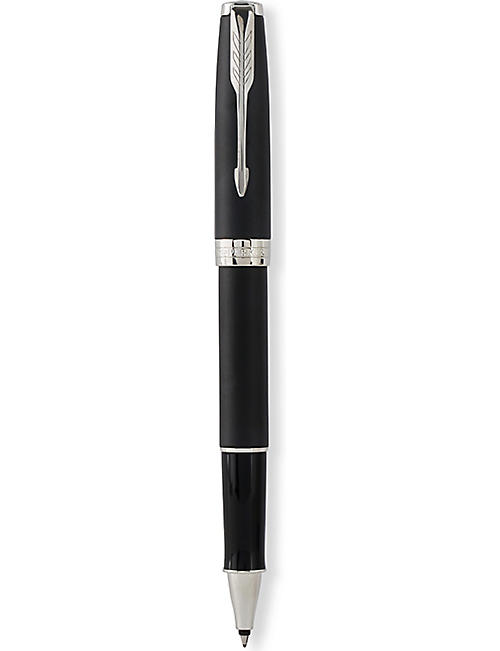 PARKER: Sonnet matt black palladium trim rollerball pen