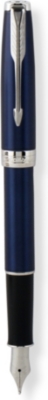 PARKER: Sonnet blue lacquer palladium trim fountain pen