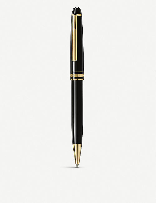 MONTBLANC: Meisterstück Classique gold-plated ballpoint pen