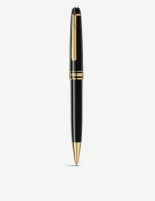 MONTBLANC: Meisterstück Classique gold-plated ballpoint pen