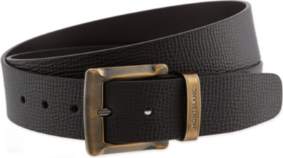 MONTBLANC   Buckled leather belt