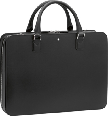 leather document briefcase