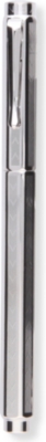 CARAN DACHE: Ecridor chevron rhodium fountain pen