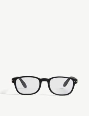 IZIPIZI: #B Reading square-frame glasses +1.5