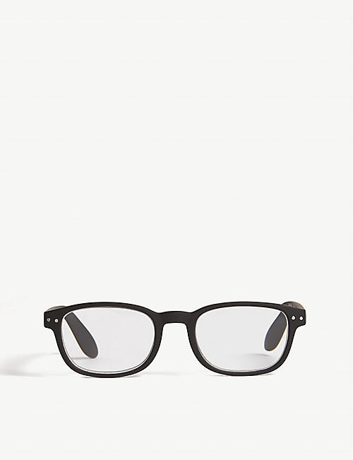 IZIPIZI: #B Reading square-frame glasses +2.00
