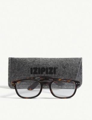 IZIPIZI: #B Reading rectangle-frame glasses +2.5