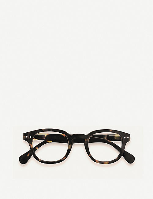 IZIPIZI: Letmesee #C square-frame glasses +3.00