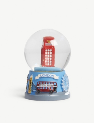 London London Telephone Box Snow Globe 6 5cm Selfridges Com