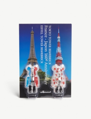 BE@RBRICK - France - Japan 160th Anniversary Eiffel Tower and 