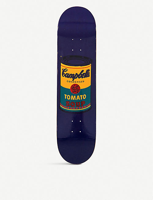 THE SKATEROOM：Andy Warhol 水鸭青 Campbell's Soup 滑板
